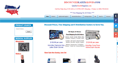 Desktop Screenshot of discountedlatexgloves.com
